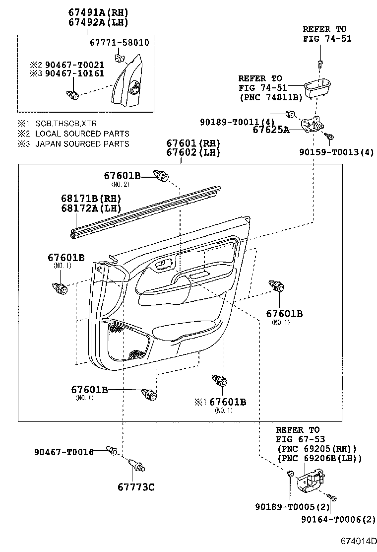 Front Door Panel & Glass