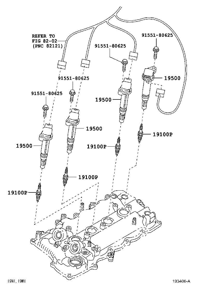 Ignition Coil Spark Plug Glow Plug