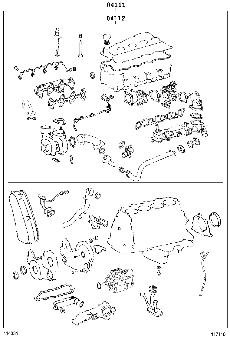 Engine Overhaul Gasket Kit