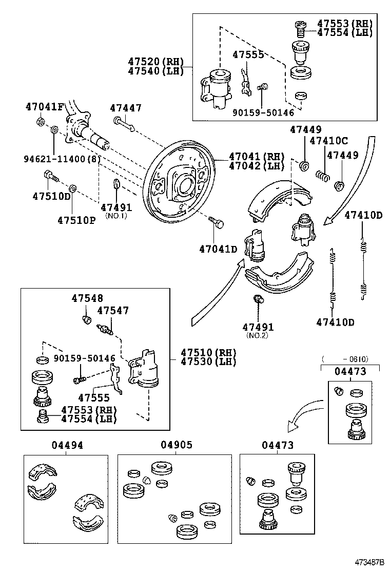 Front Drum Brake Wheel Cylinder