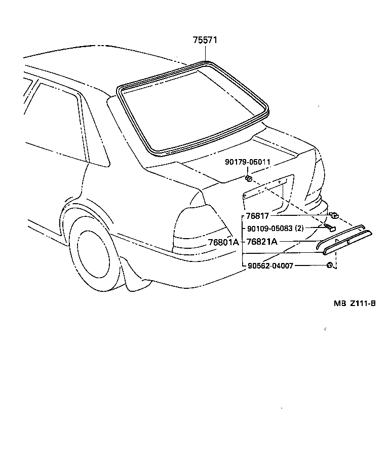 Rear Moulding