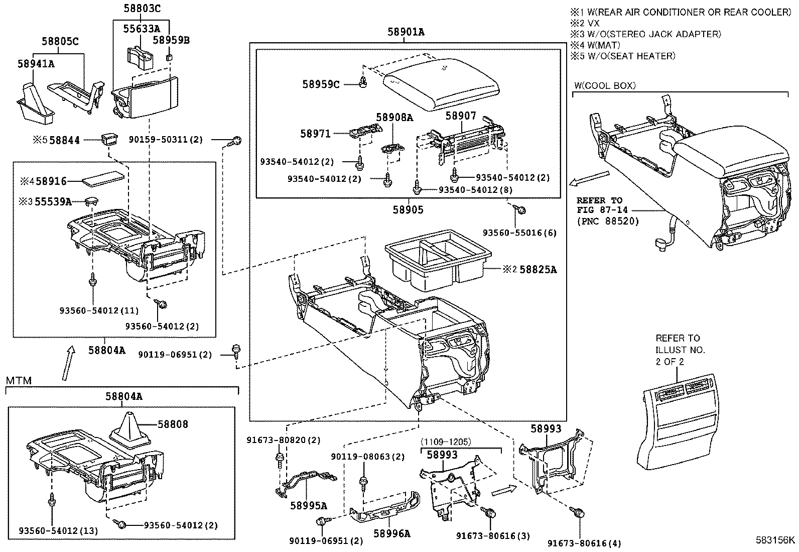 Caja y soporte de consola