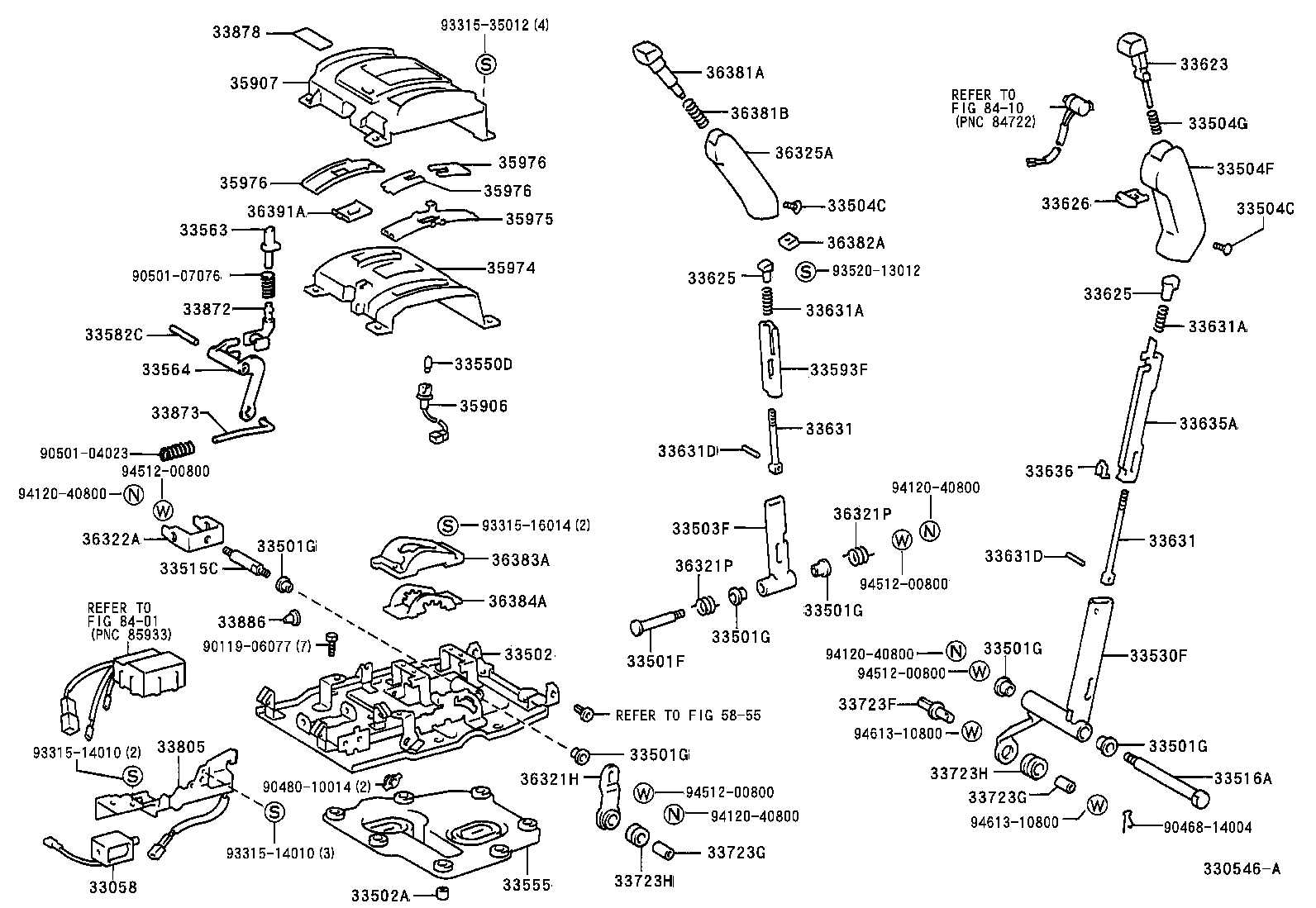 Shift Lever & Retainer