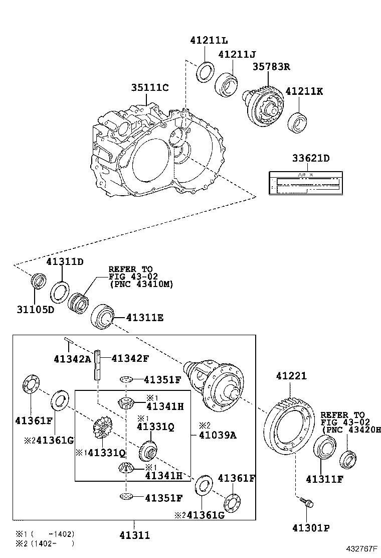 Front Axle Housing & Differential