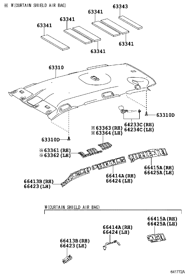 Headlining & Silencer Pad