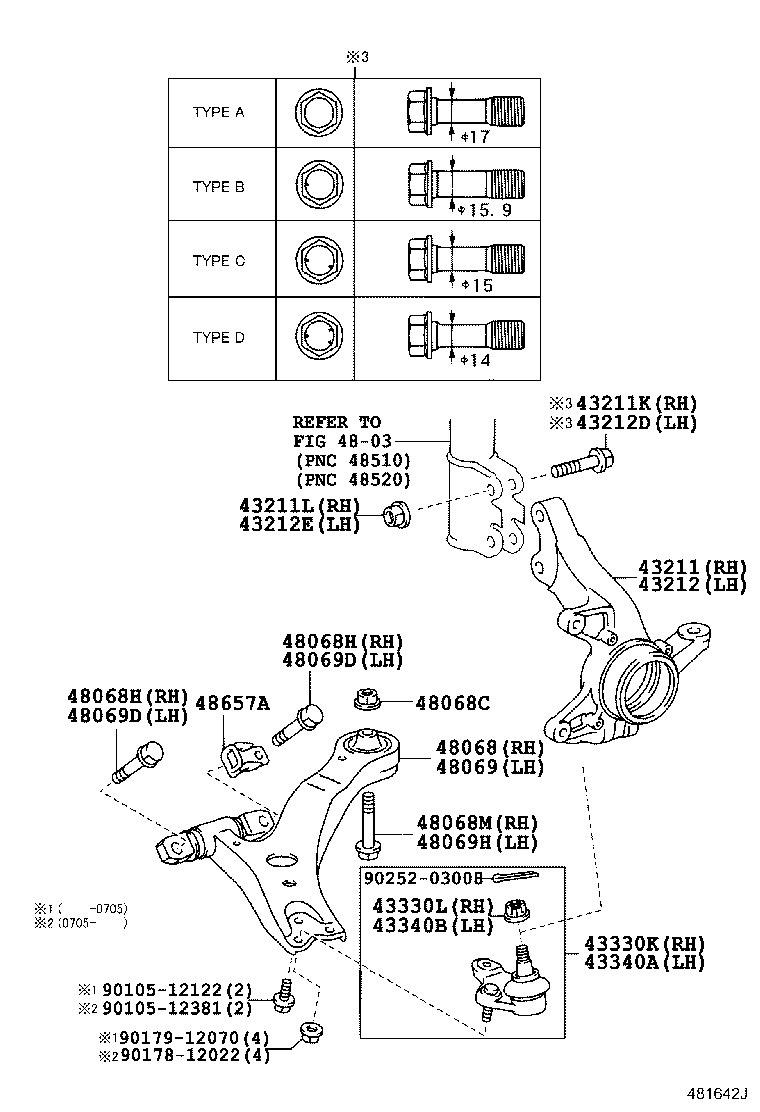 Front Axle Arm Steering Knuckle
