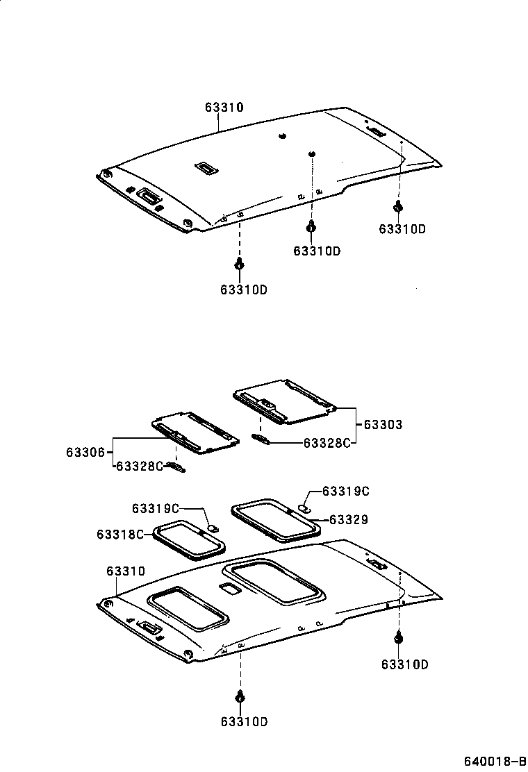 Headlining & Silencer Pad