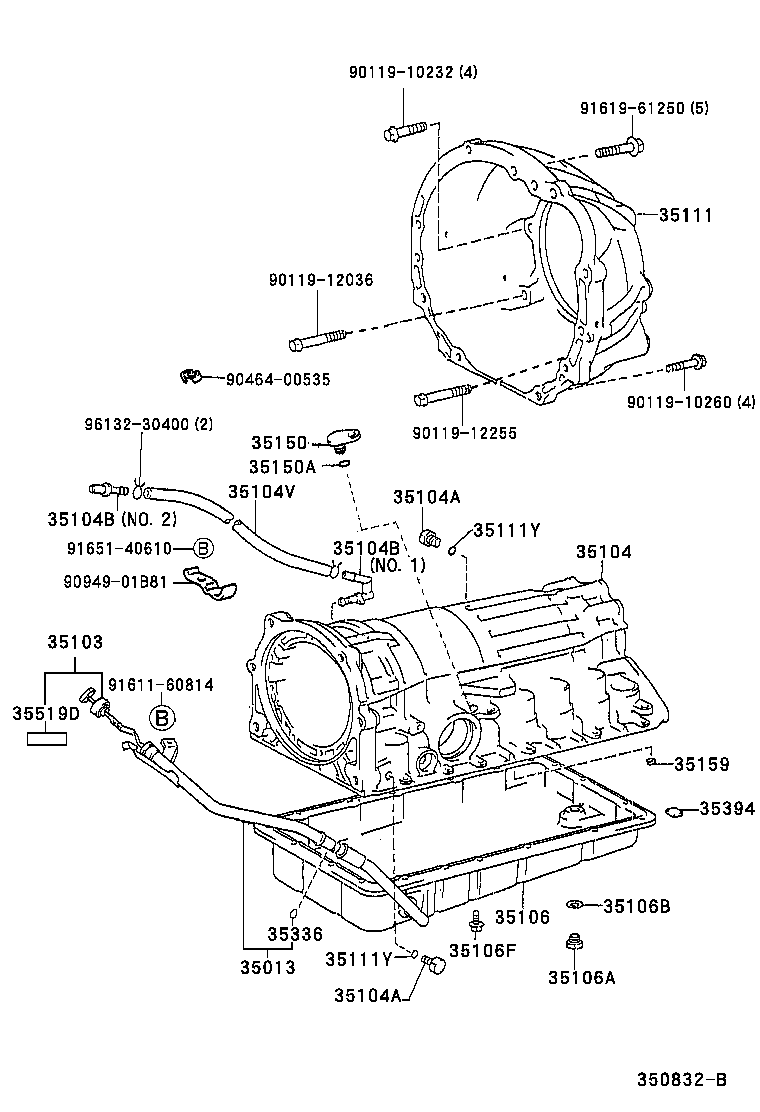 Transmission Case & Oil Pan
