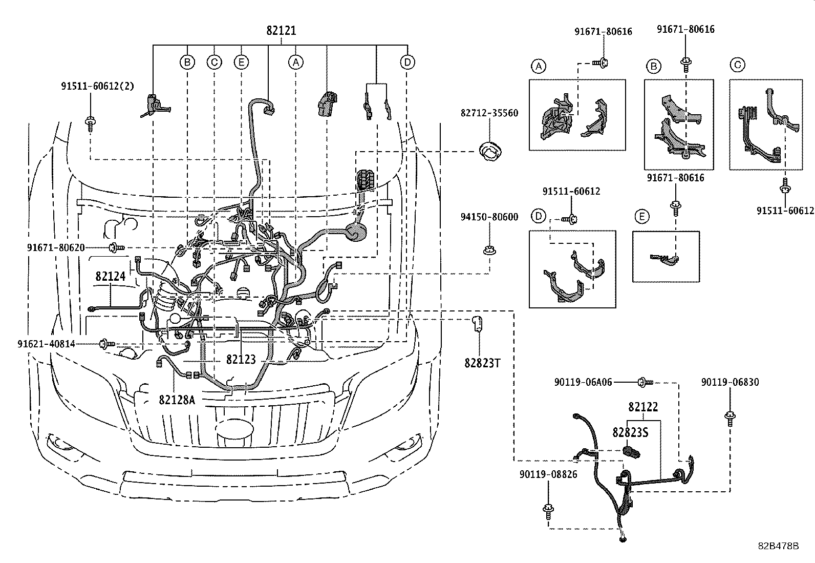 Wiring & Clamp