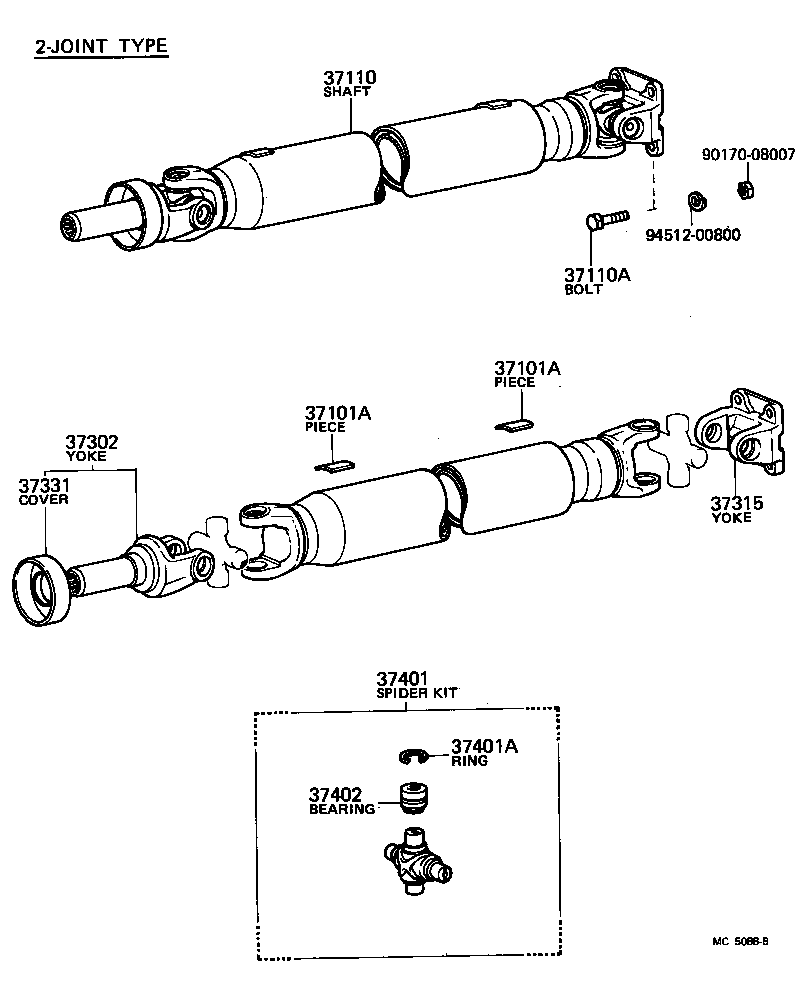 Propeller Shaft & Universal Joint