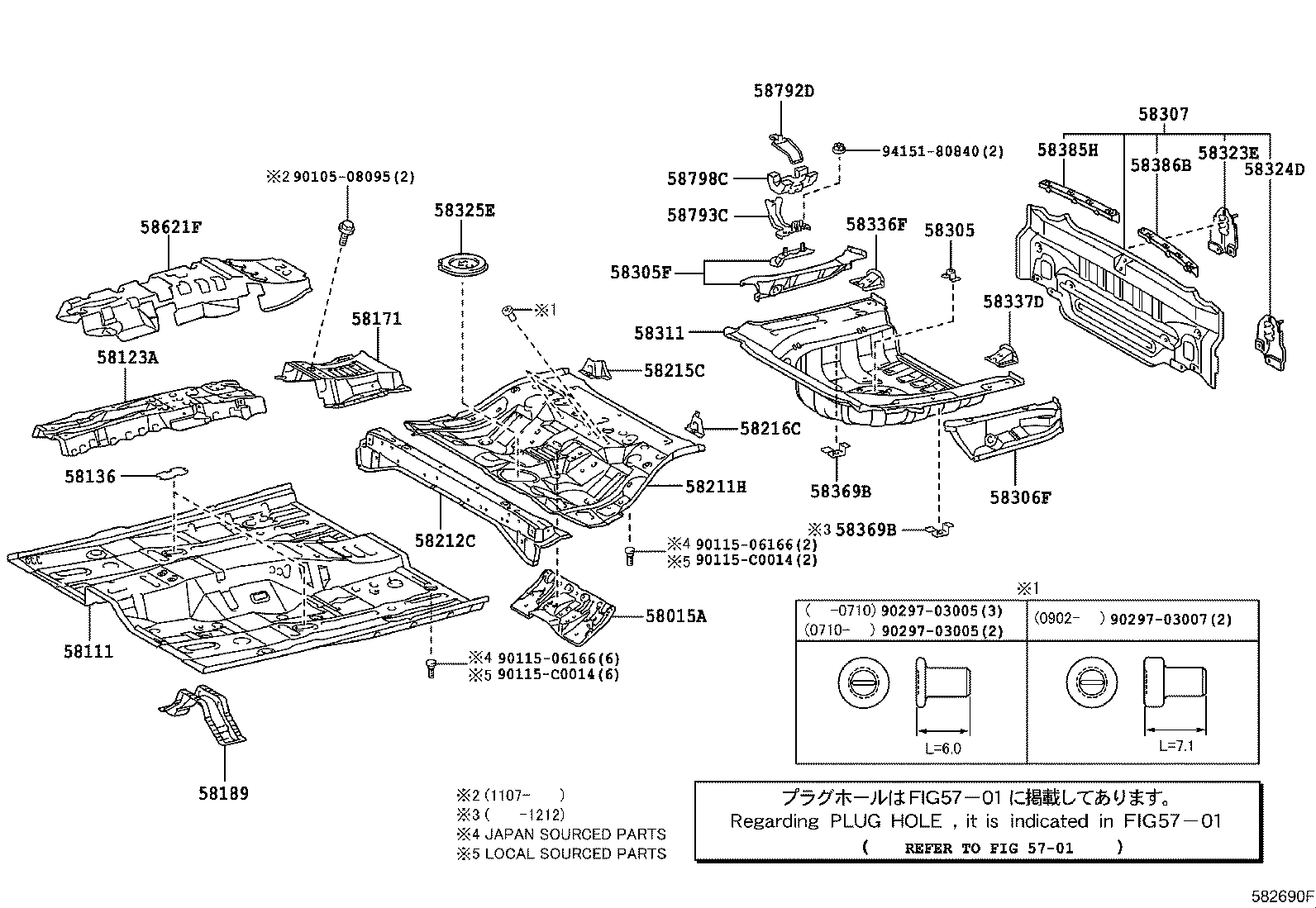 Floor Pan & Lower Back Panel