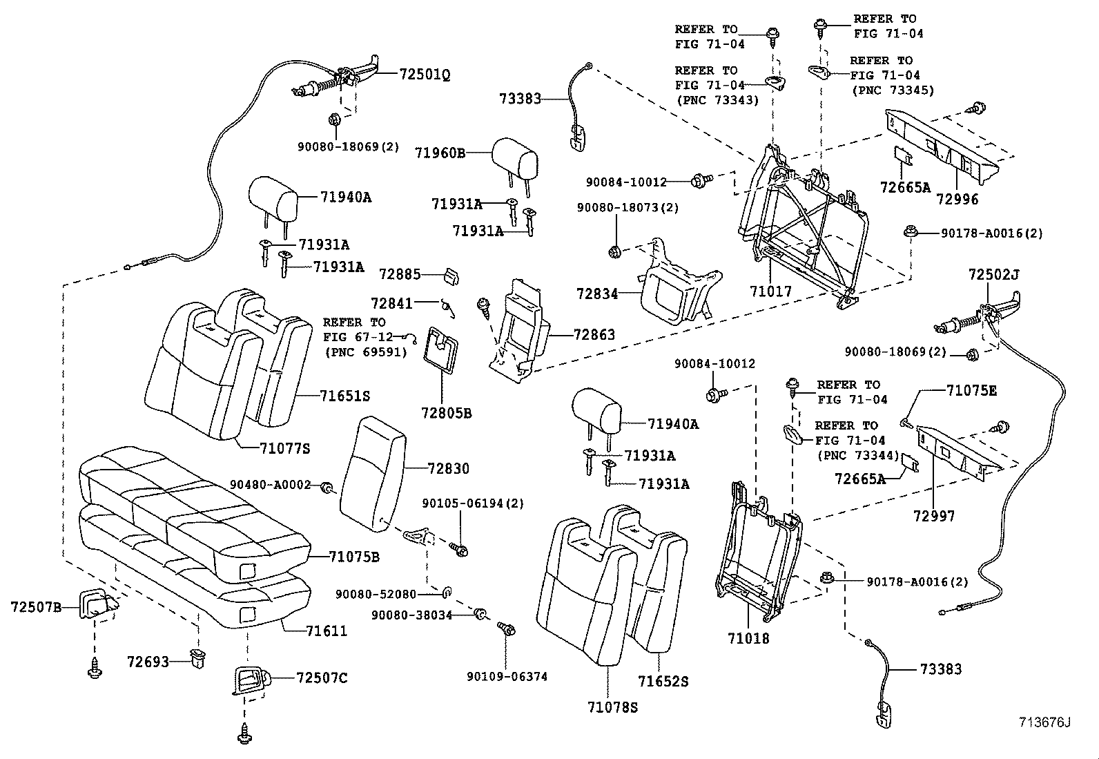 Rear Seat & Seat Track