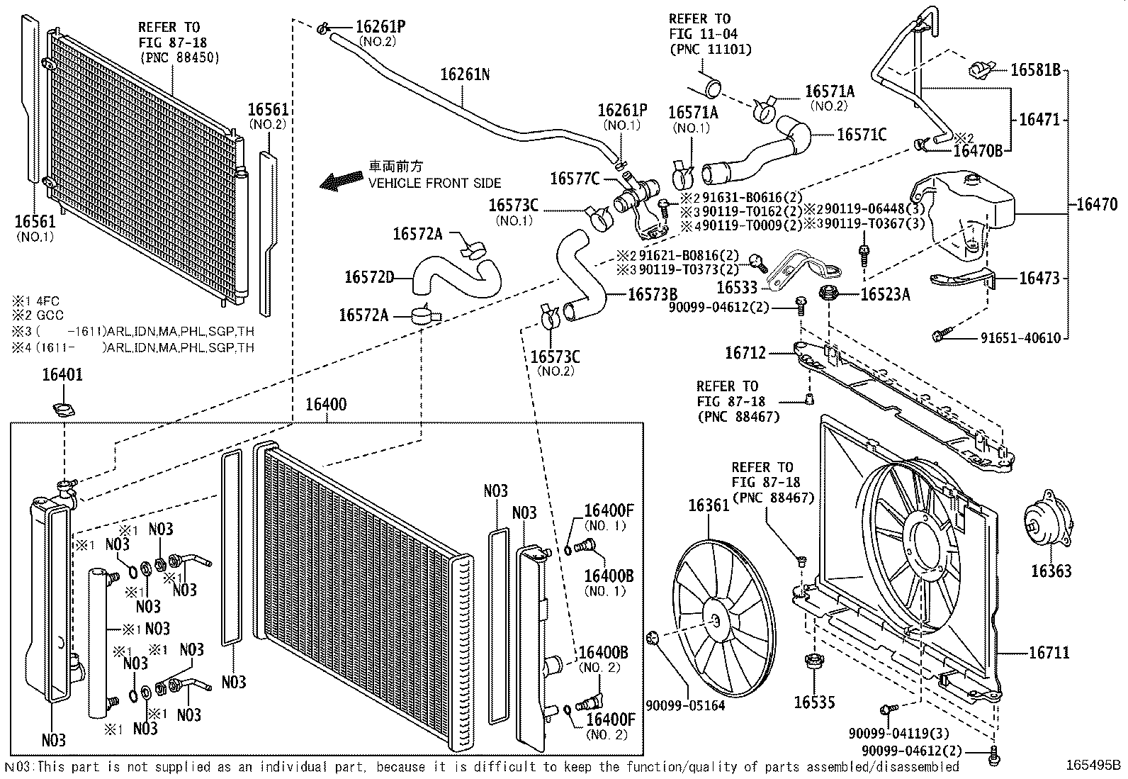 Radiator Water Outlet