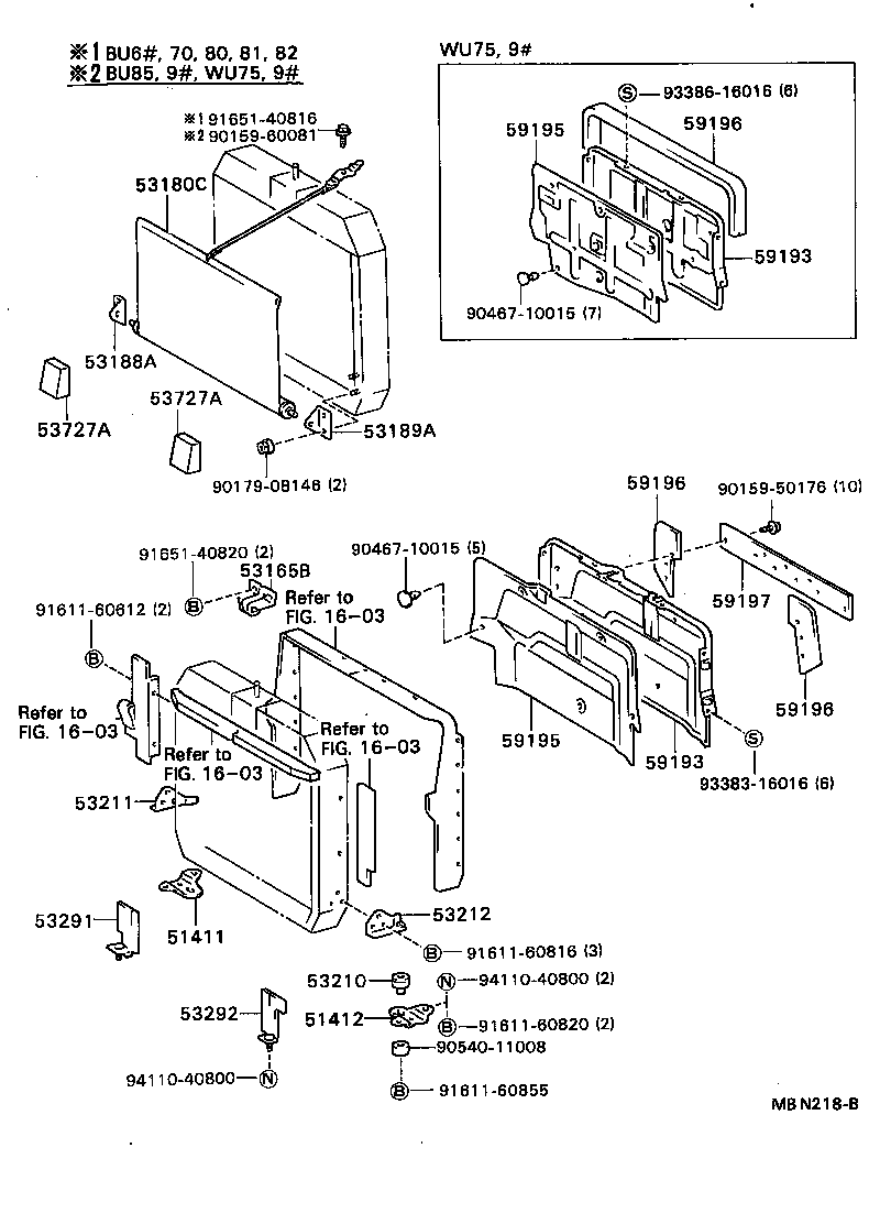 Radiator Support Wind Guide