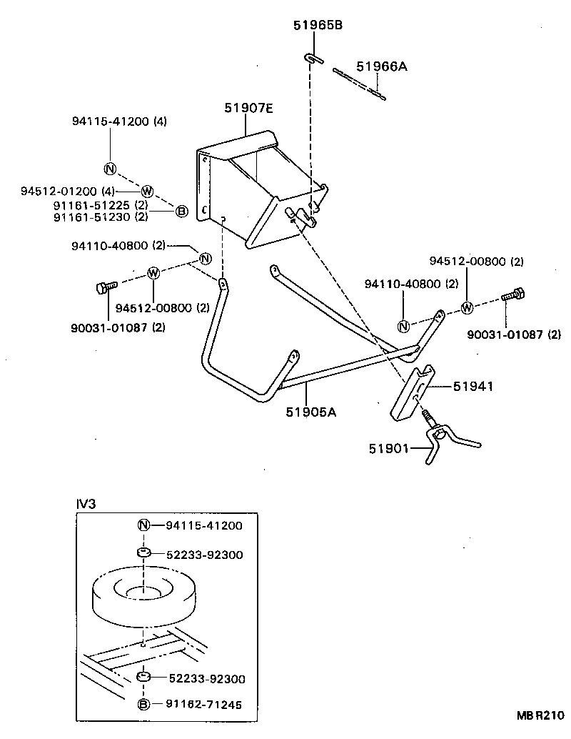 Spare Wheel Carrier