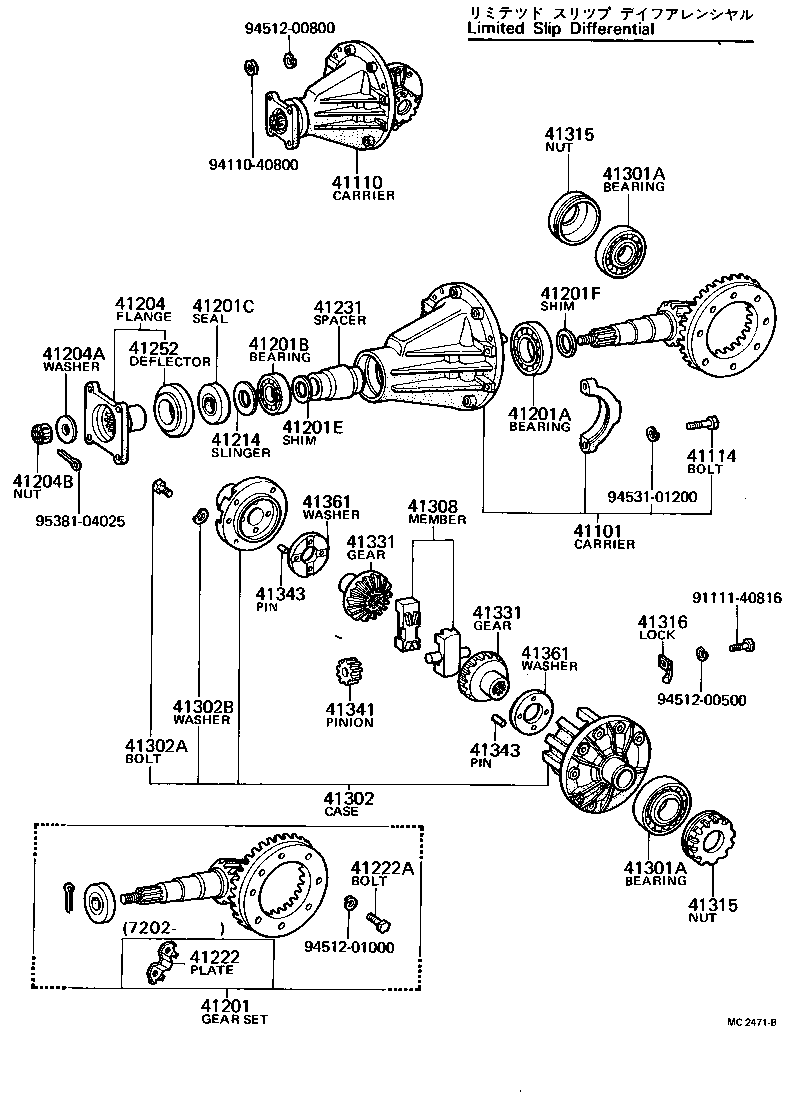 Rear Axle Housing Differential