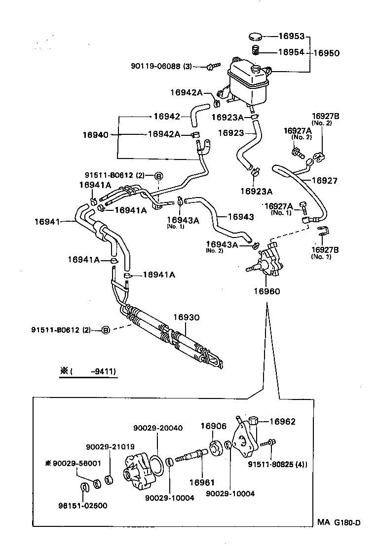 Salida de agua del radiador