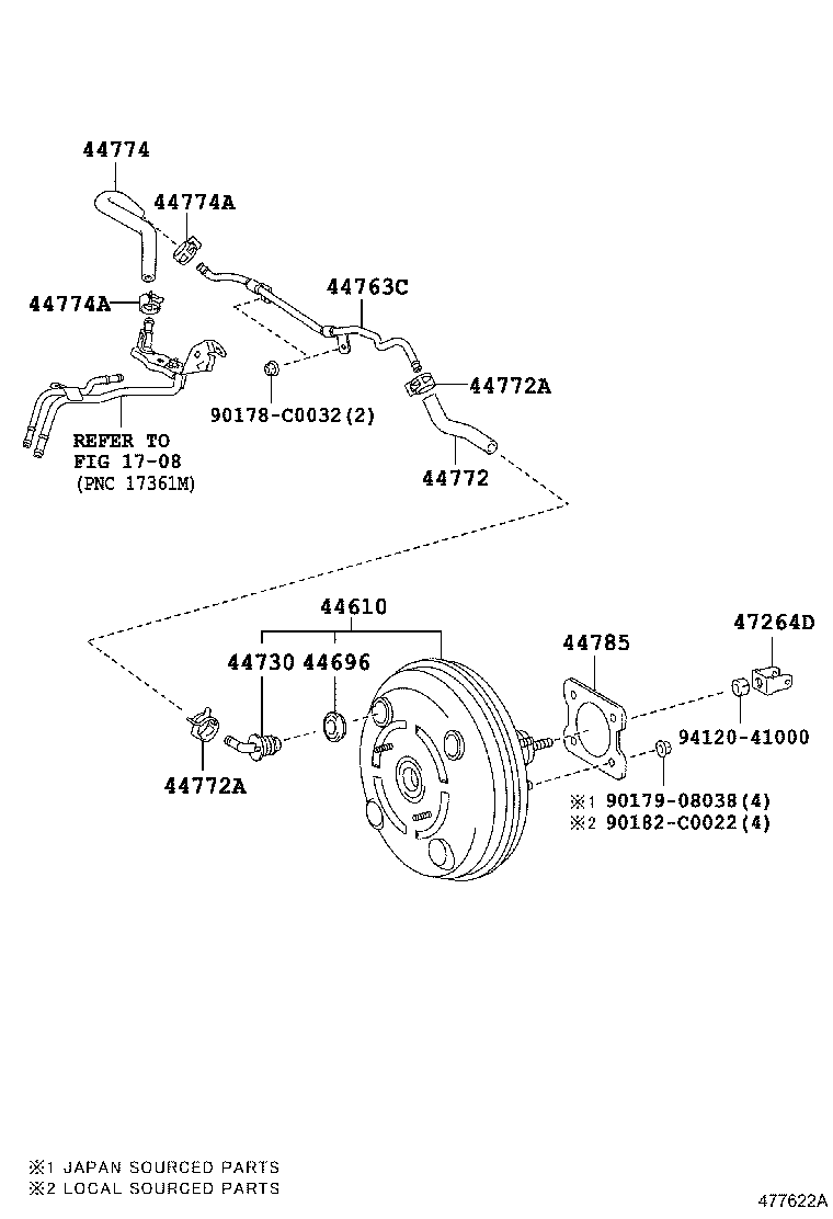Brake Booster & Vacuum Tube