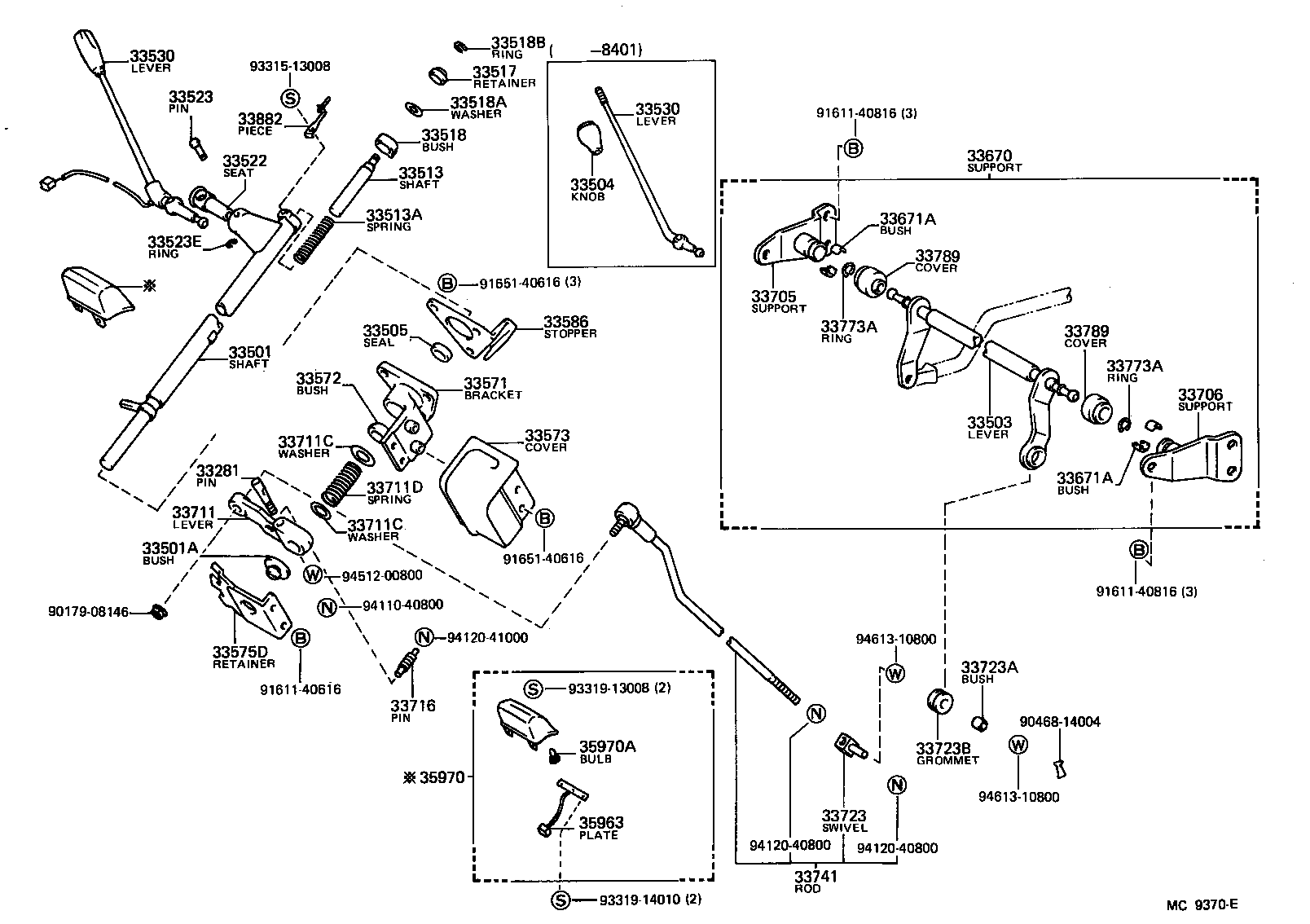 Control Shaft & Crossshaft