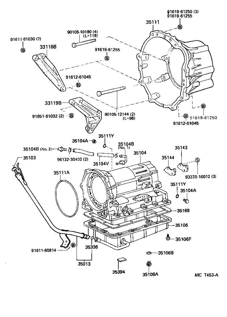 Transmission Case & Oil Pan