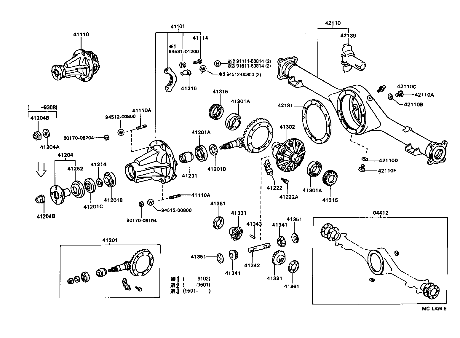 Rear Axle Housing Differential