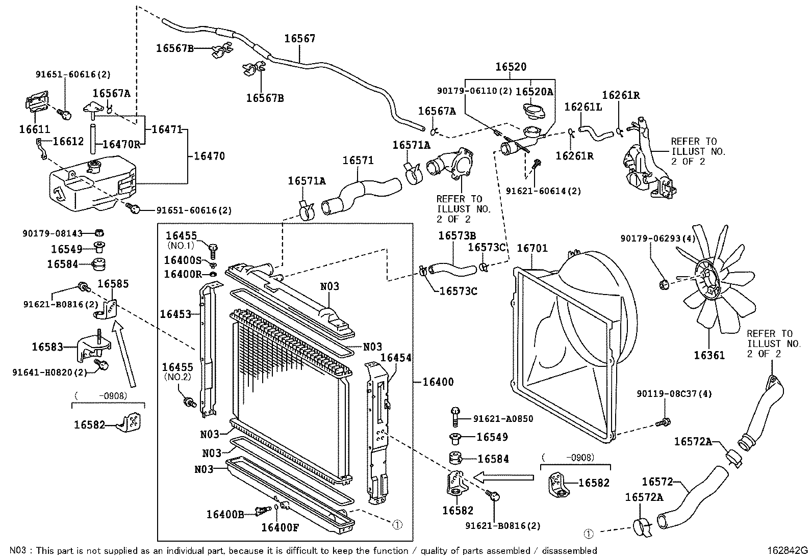 Radiator Water Outlet