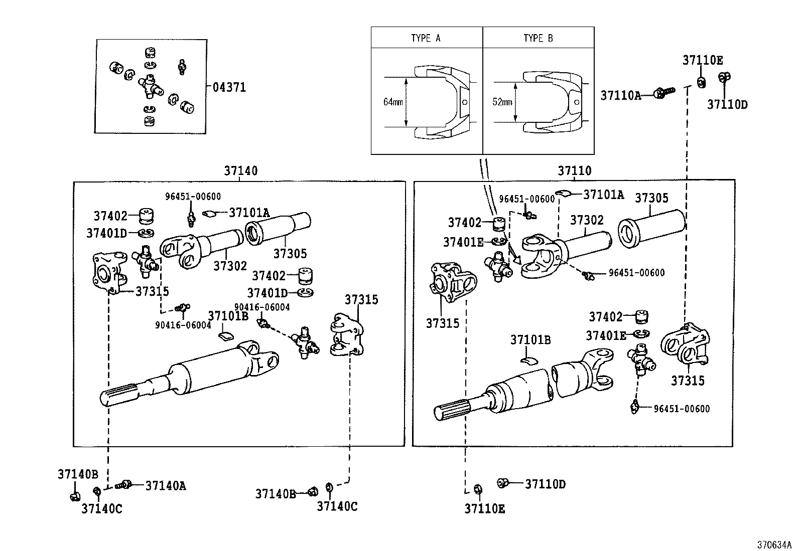 Propeller Shaft & Universal Joint
