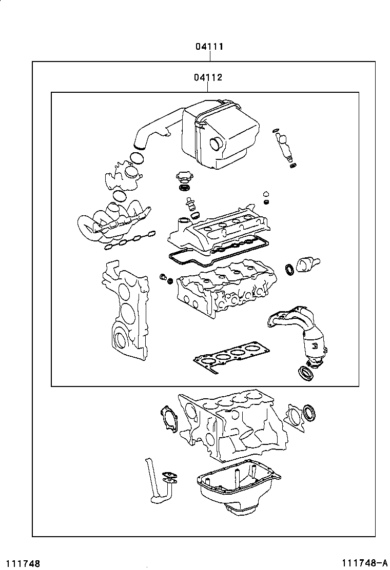 Engine Overhaul Gasket Kit