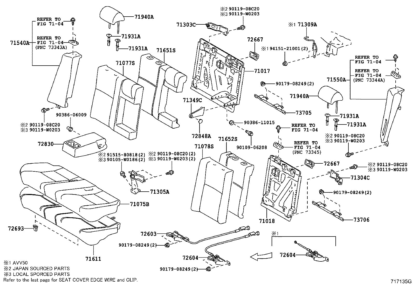 Rear Seat & Seat Track