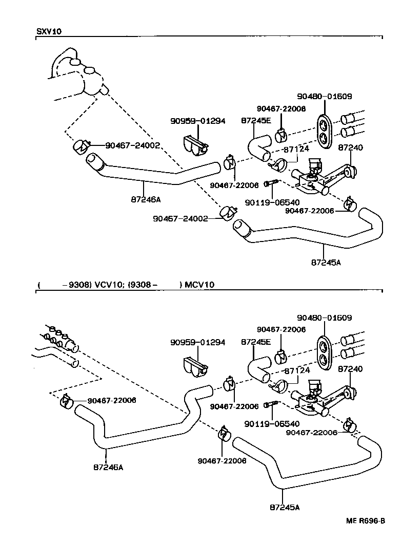 Tuberías de agua para calefacción y aire acondicionado