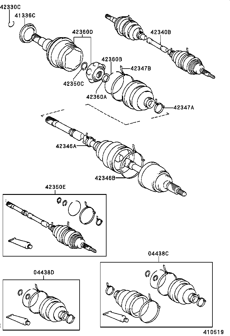 Rear Axle Shaft Hub