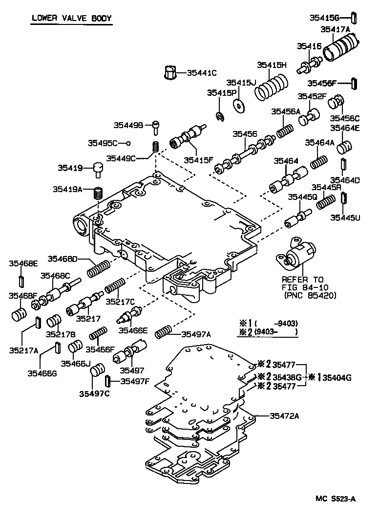 Valve Body Oil Strainer