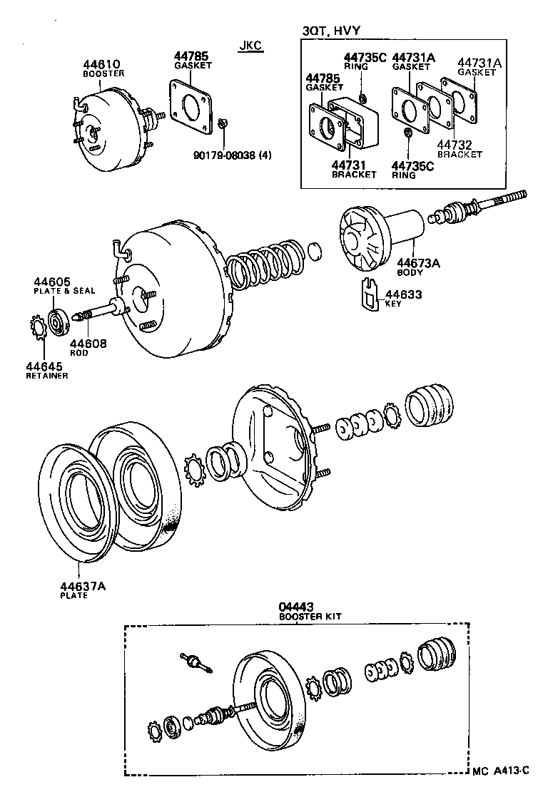 Brake Booster & Vacuum Tube
