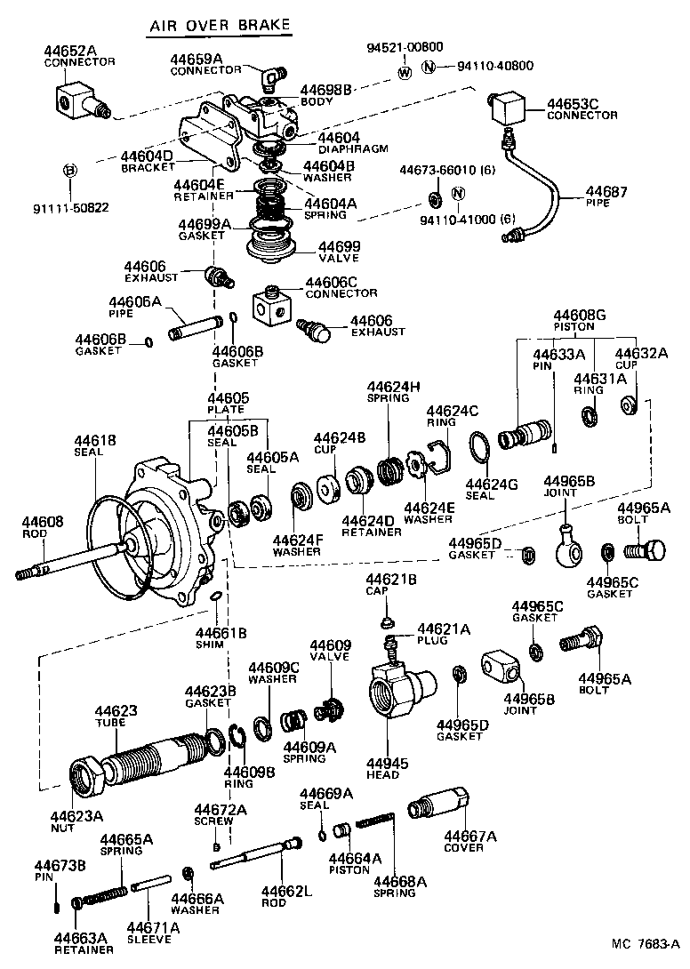 Brake Booster & Vacuum Tube