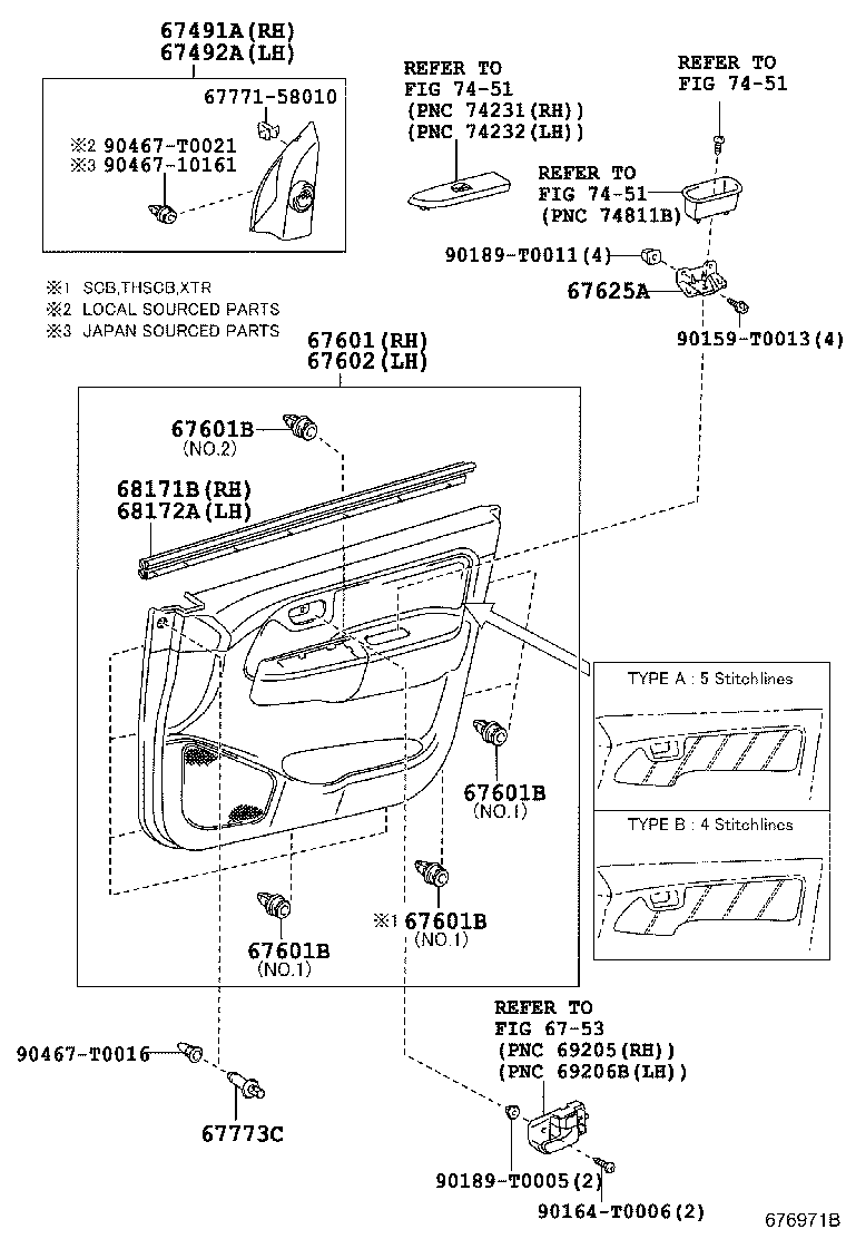 Front Door Panel & Glass