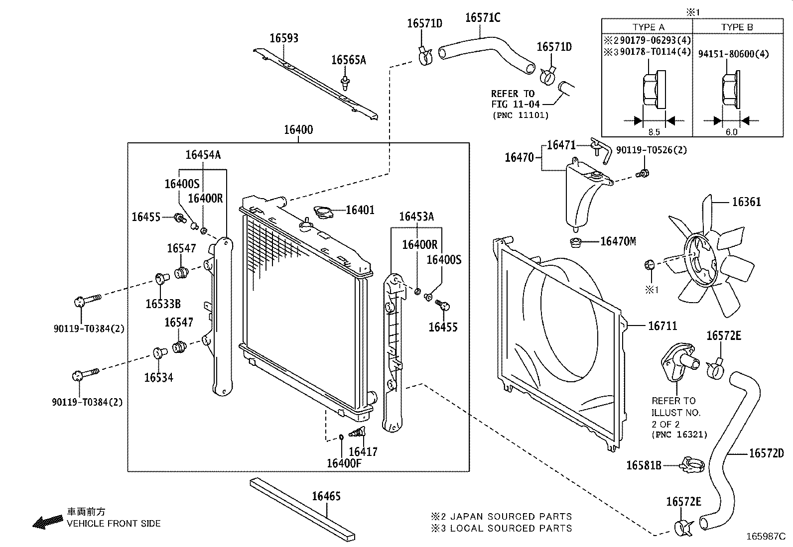 Radiator Water Outlet