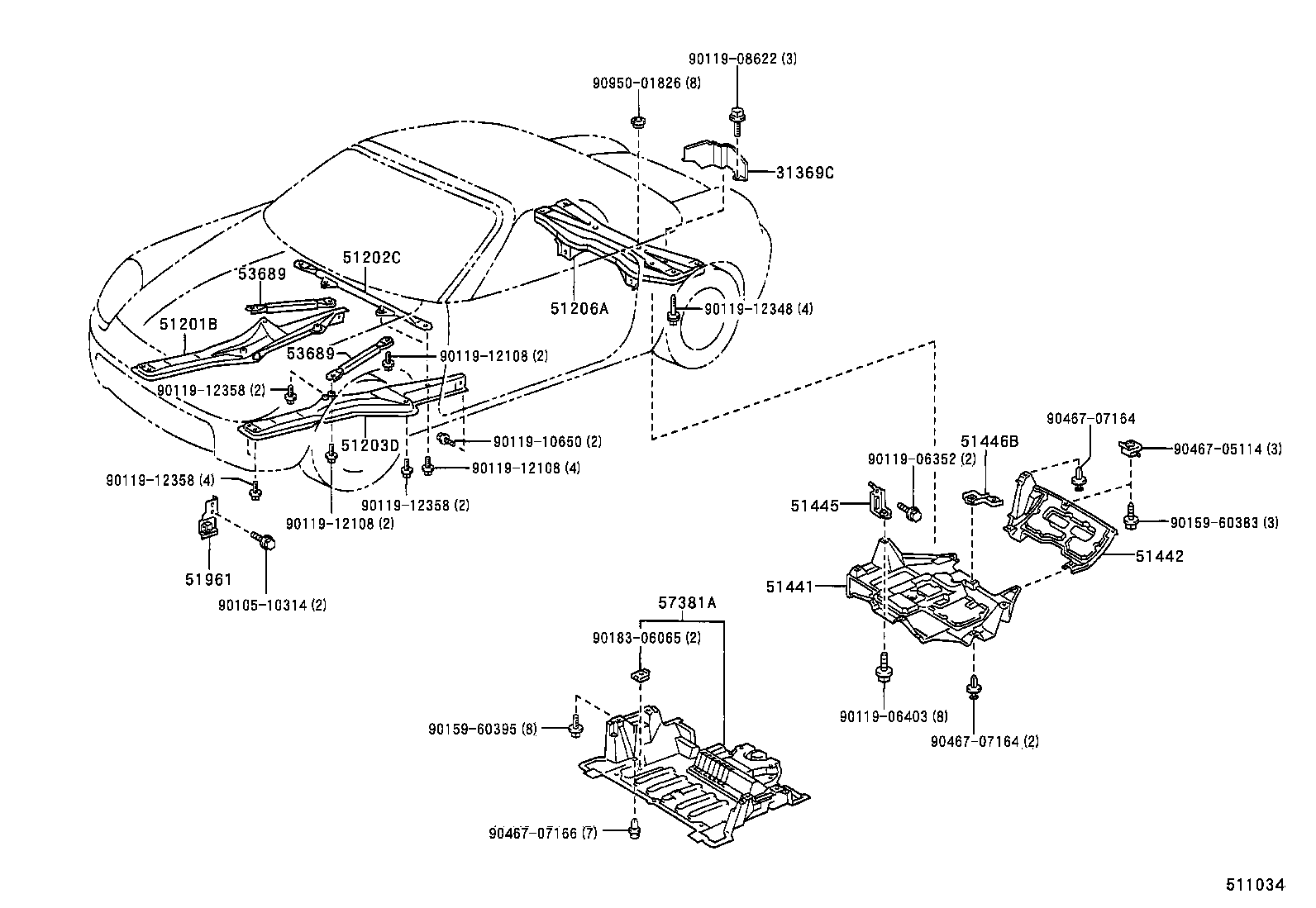 Suspension Crossmember & Under Cover