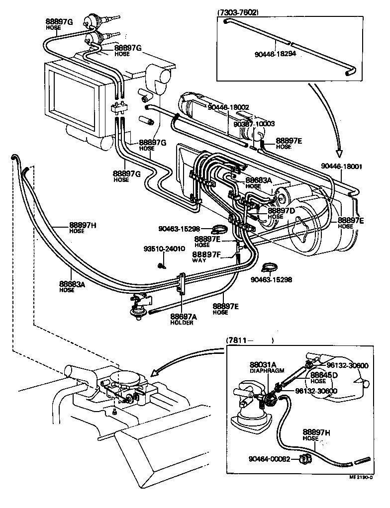 Tuberías de vacío para calefacción y aire acondicionado