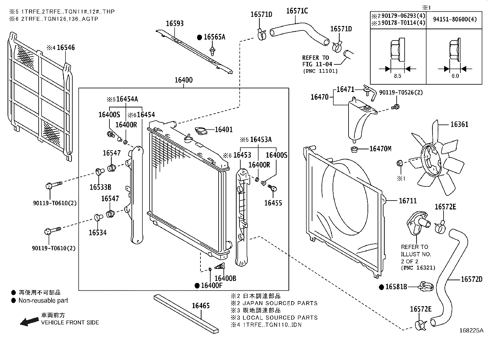 Radiator Water Outlet