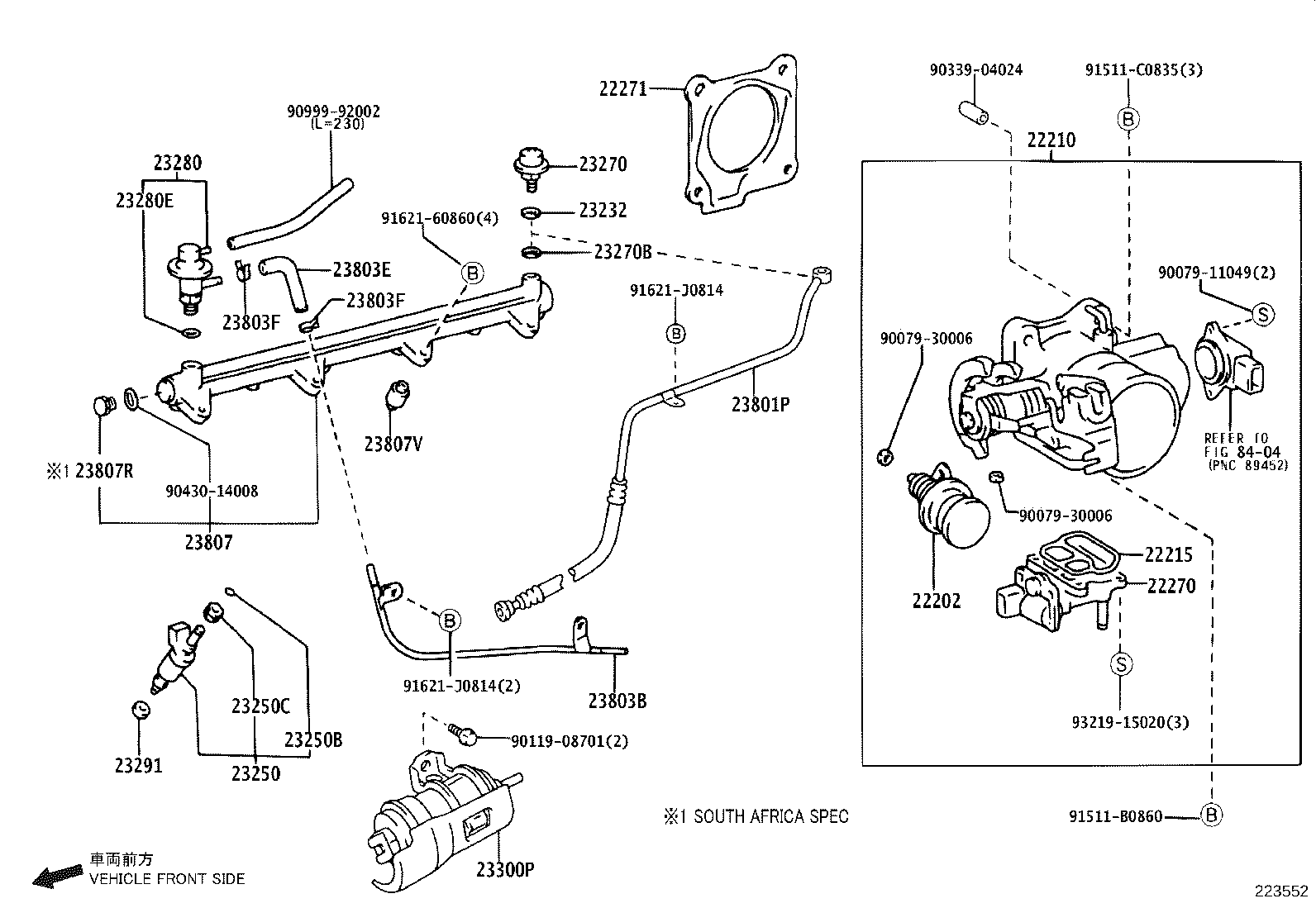 Sistema de inyección de combustible