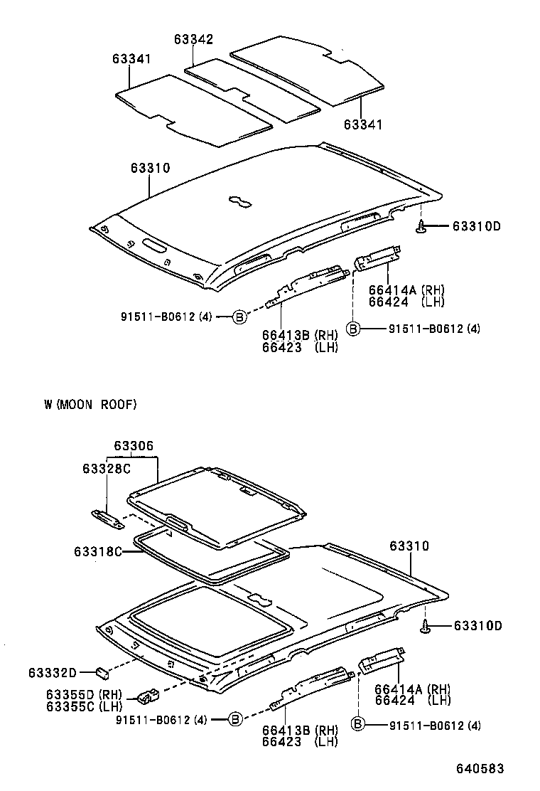 Headlining & Silencer Pad