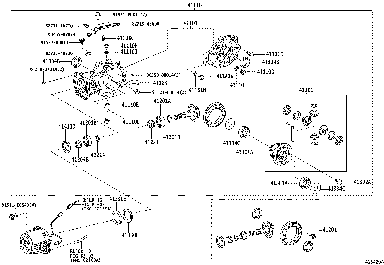 Rear Axle Housing Differential
