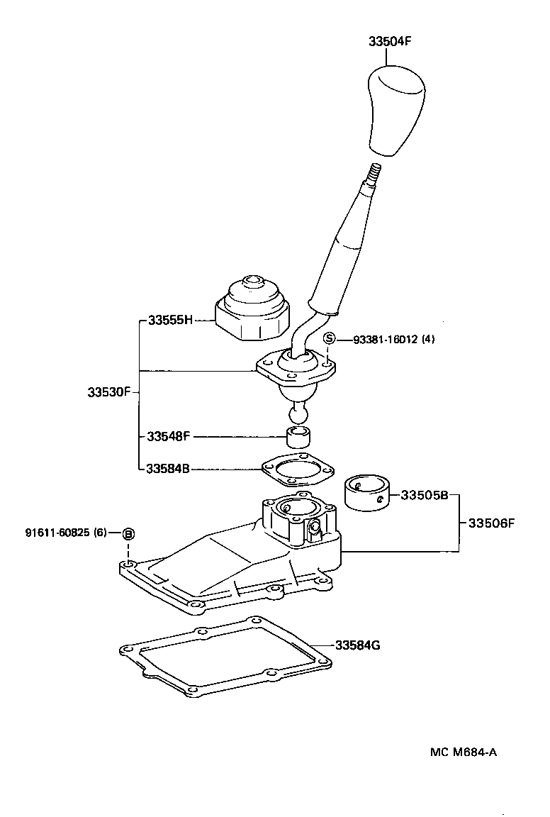 Shift Lever & Retainer