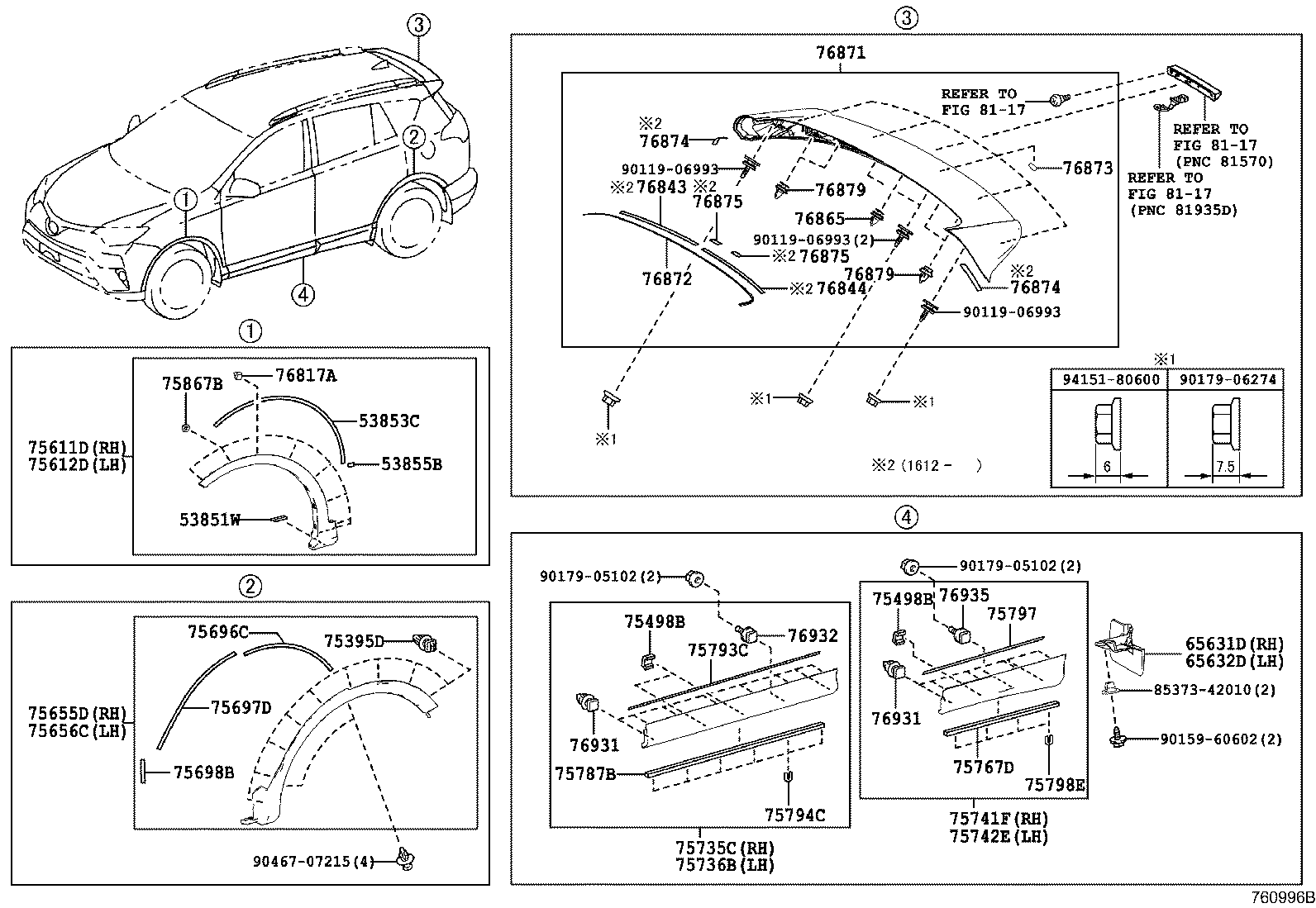 Spoiler & Side Mudguard
