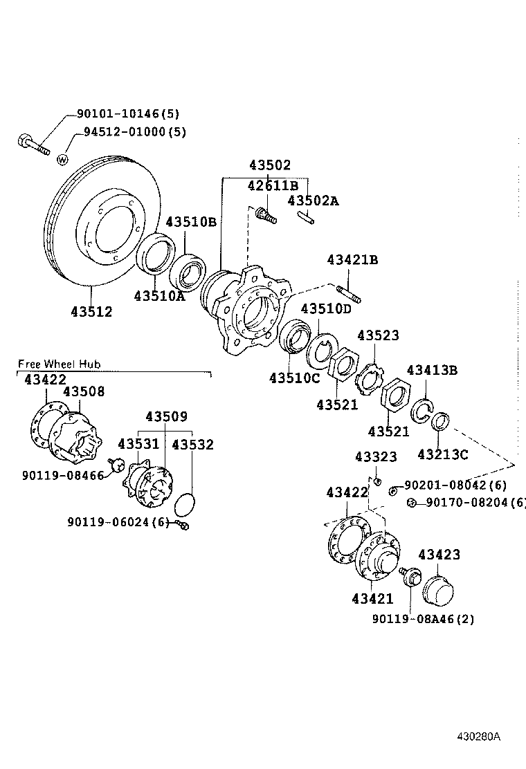 Front Axle Hub