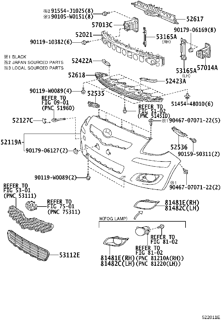 Front Bumper Bumper Stay