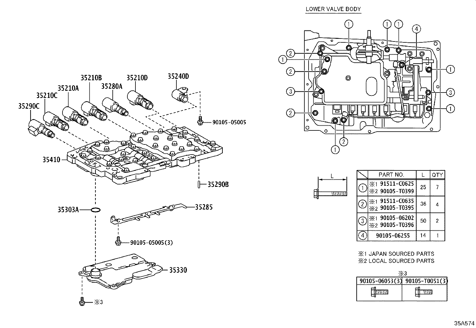 Valve Body Oil Strainer