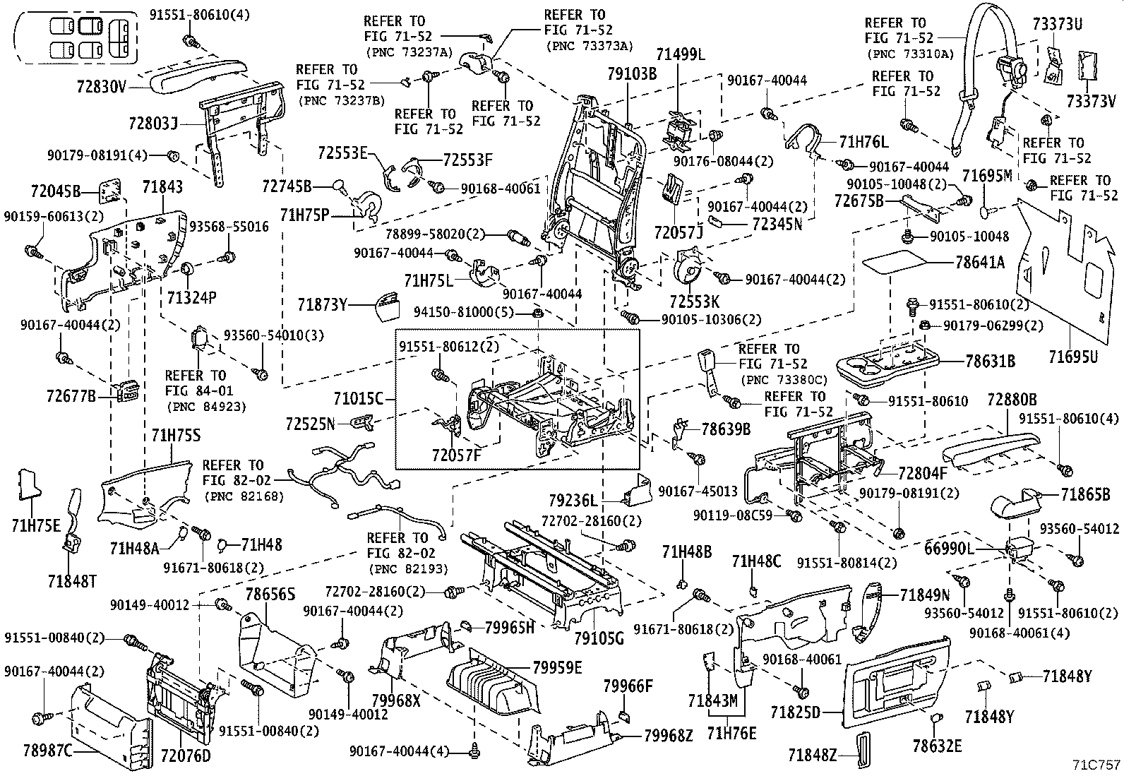 Rear Seat & Seat Track