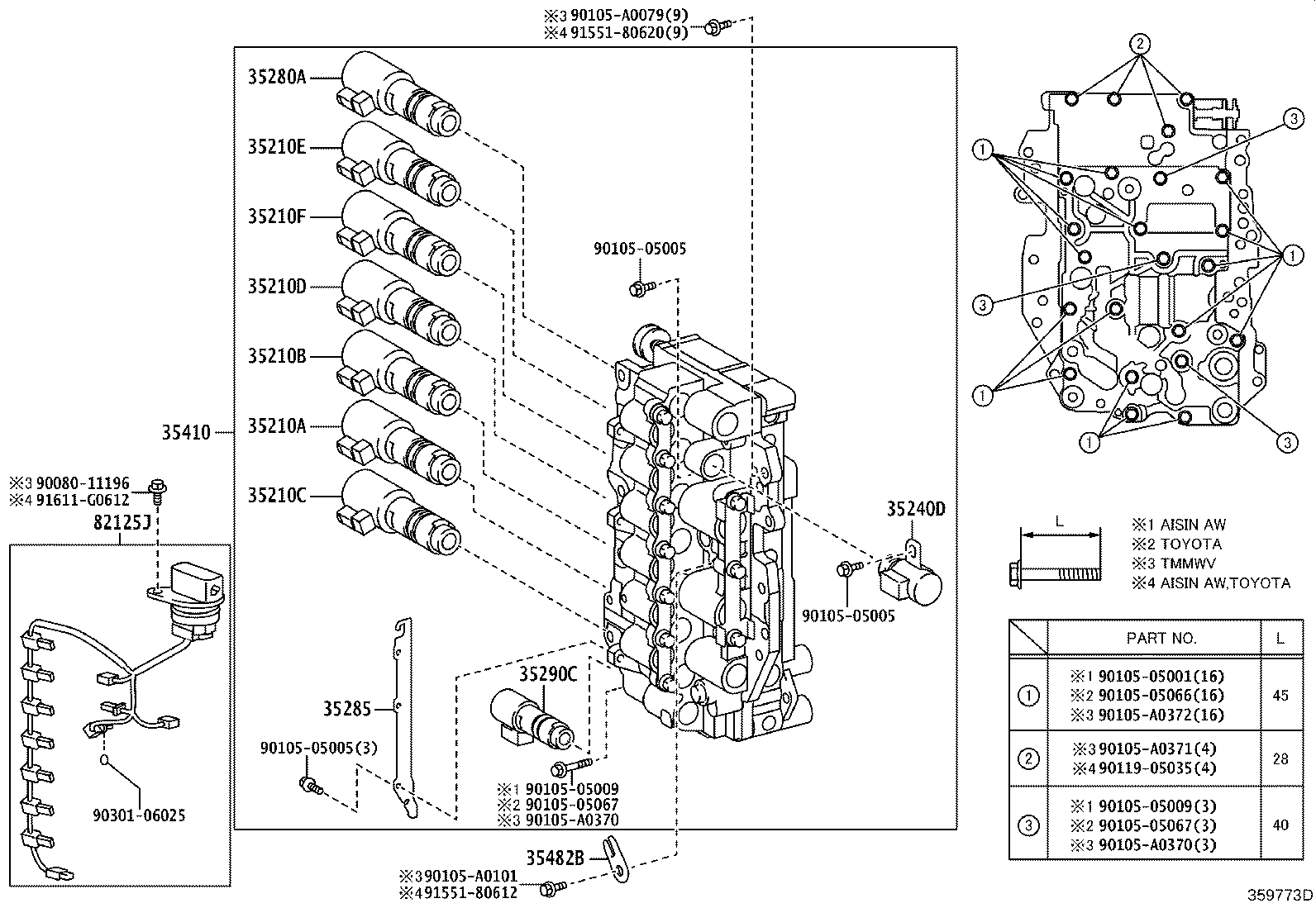 Valve Body Oil Strainer