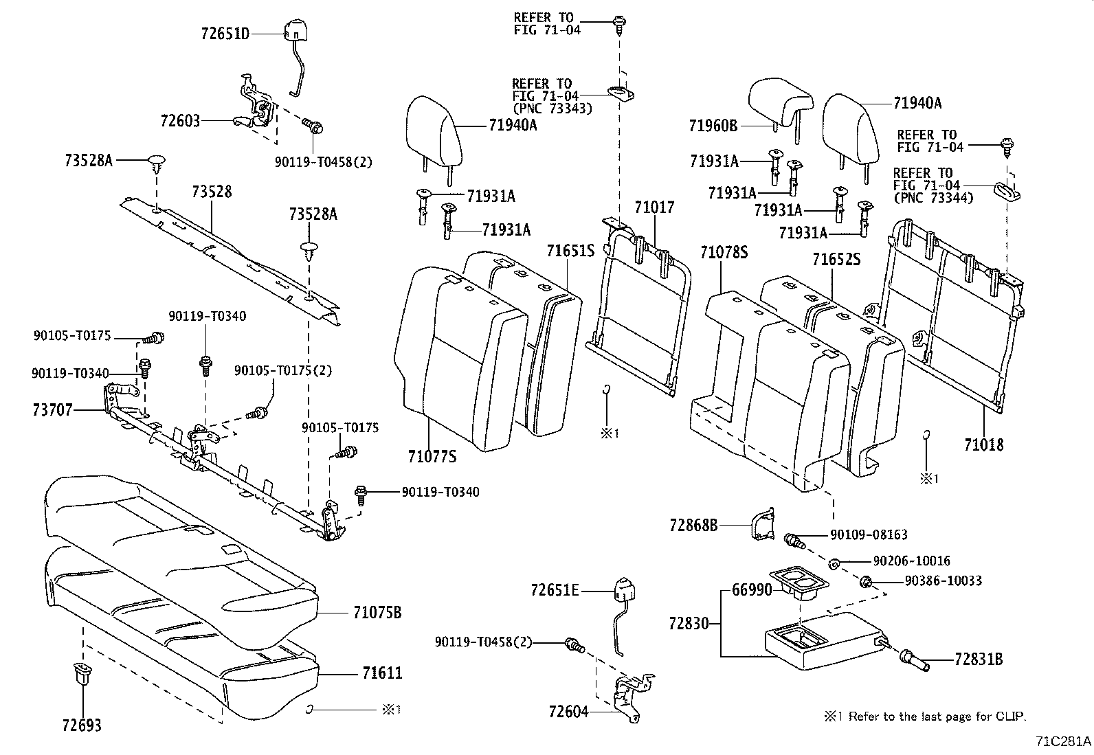 Rear Seat & Seat Track